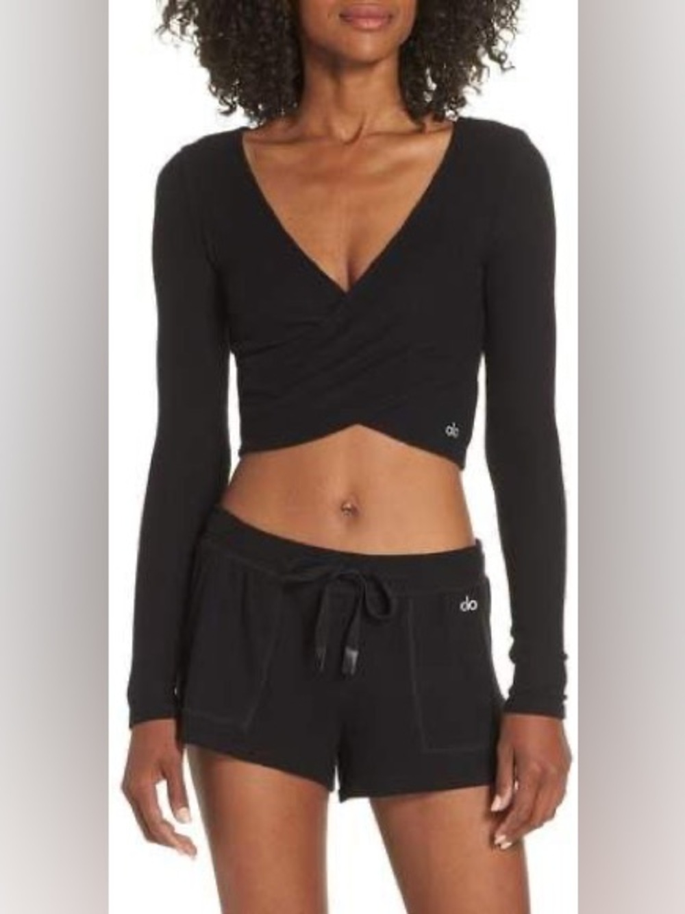 Alo Amelia Luxe Crop Top